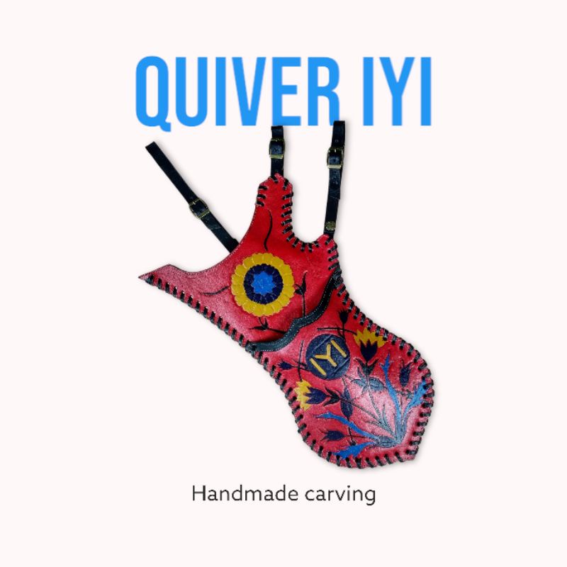 QUIVER IYI , quiver kulit sapi , handmade leather
