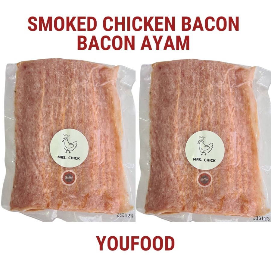 

Smoked Chicken Bacon / Bacon Ayam Asap Premium - 500 gram