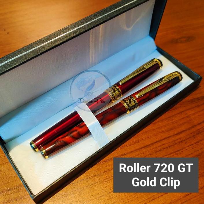 

LANGSUNG BELI Pen Rollerball Model 720 Elegan, Pen Souvenir Kit Bisa Custom Laser Grafir 3KD**