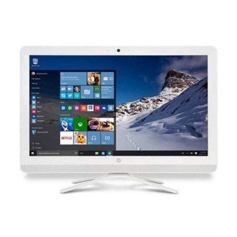 HP AIO 20-C424D AMD E2-9000 VGA R2 RAM 4GB SSD 256GB WIN 10