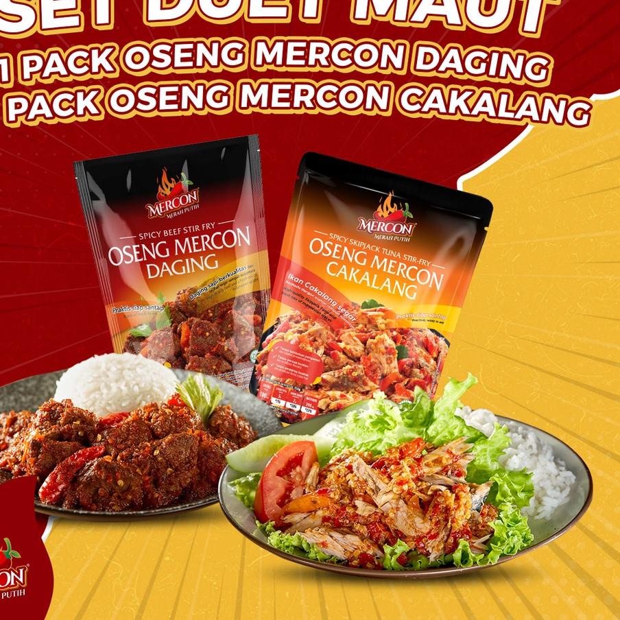 

◊ Mercon Merah Putih - Set Duet Maut || Oseng Mercon Daging + Cakalang ✷