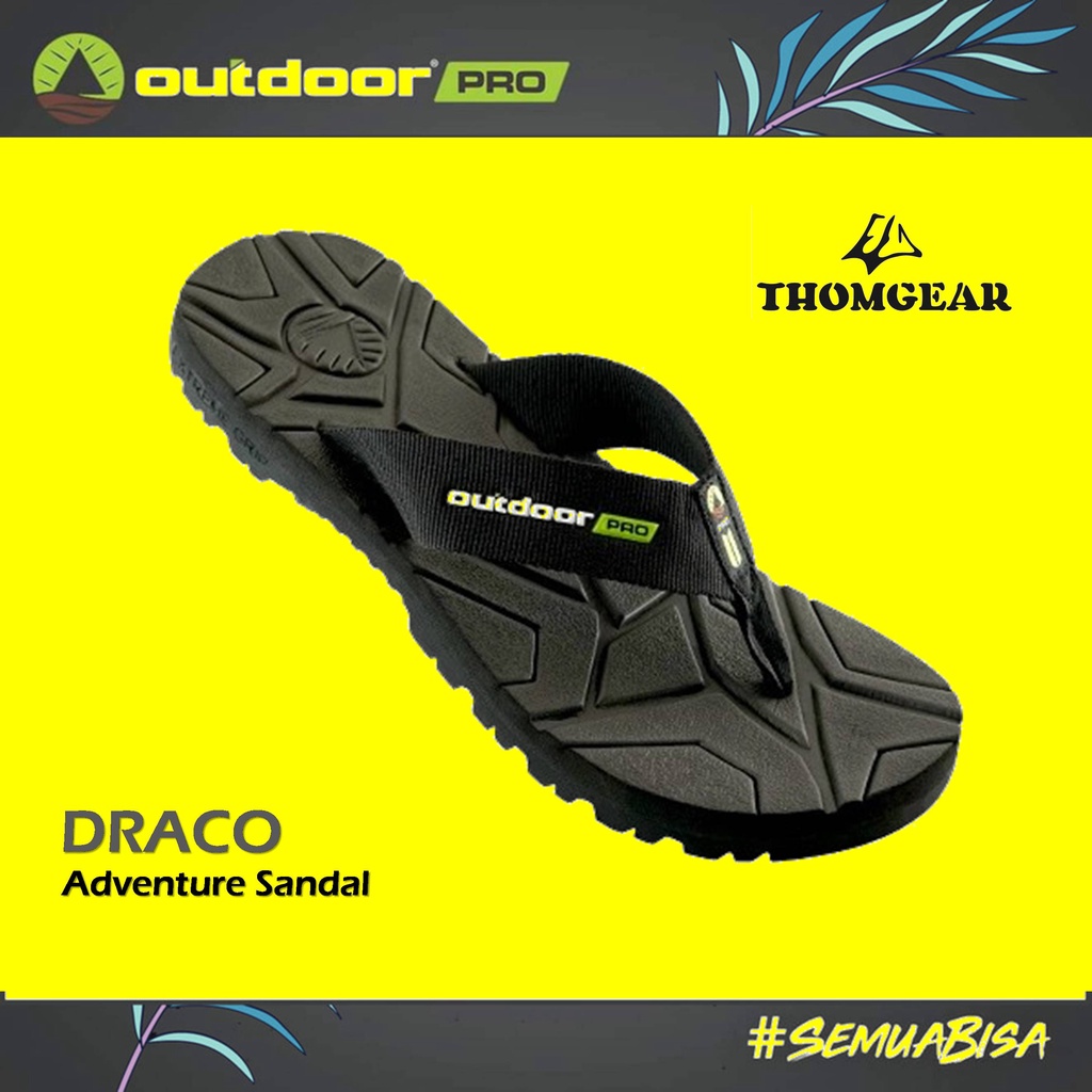 Thomgear Outdoor Pro Draco Sandal Jepit Gunung Pria Original