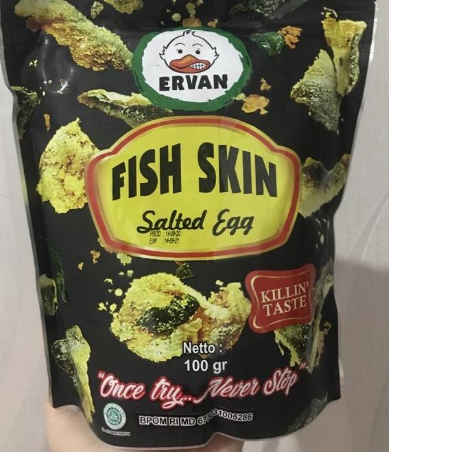 

♨ Fish skin salted egg ervan irvins ✼