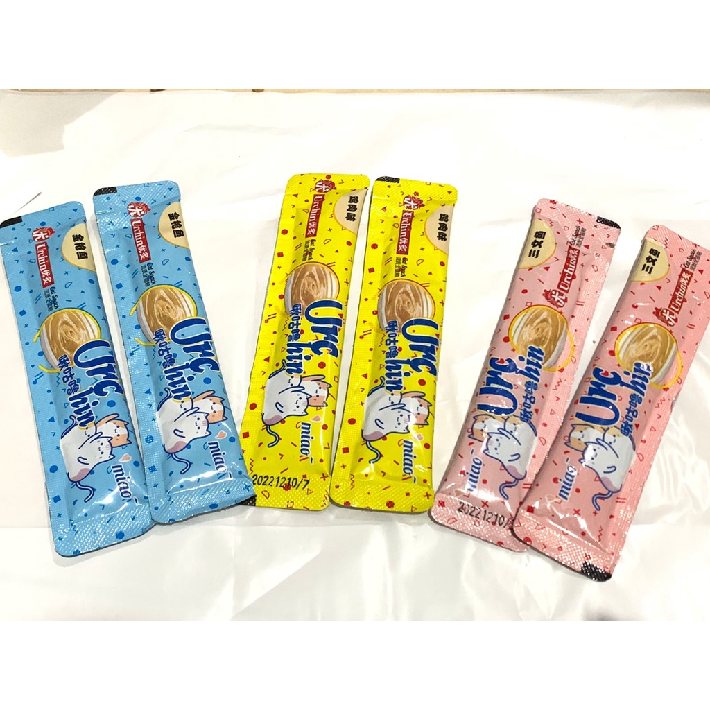 Snack Kucing URCHIN Creamy Pet Strip -15 GR/setaraBioCreamy