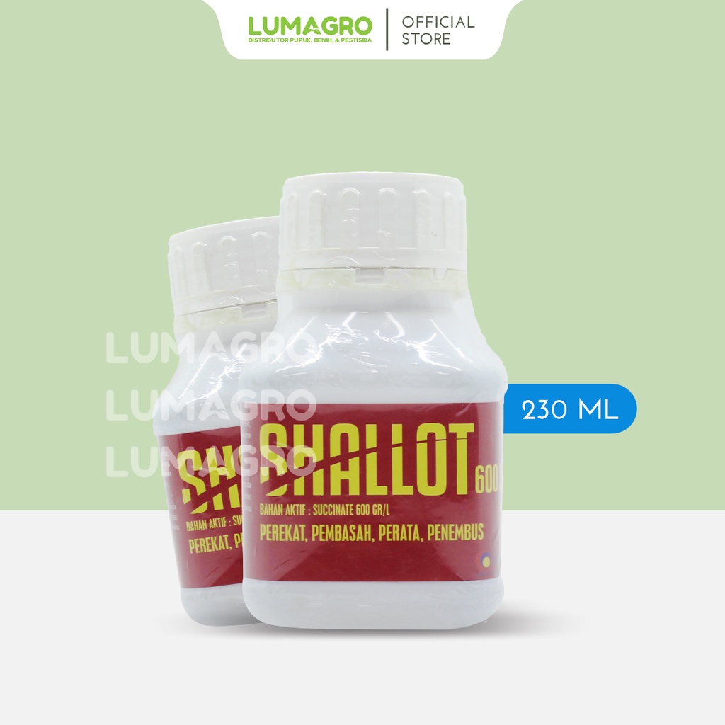 Perekat Shallot 600EC 230ml Succinate Pembasah Perata Penembus Sistemik Plus ZPT Pembesar Umbi Bawan