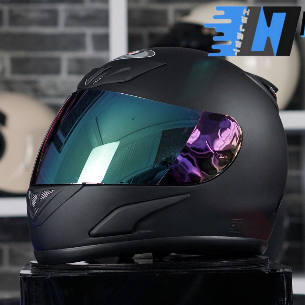 HELM FULL FACE JPN DISTRO FREE 2 KACA BENING DAN RAINBOW