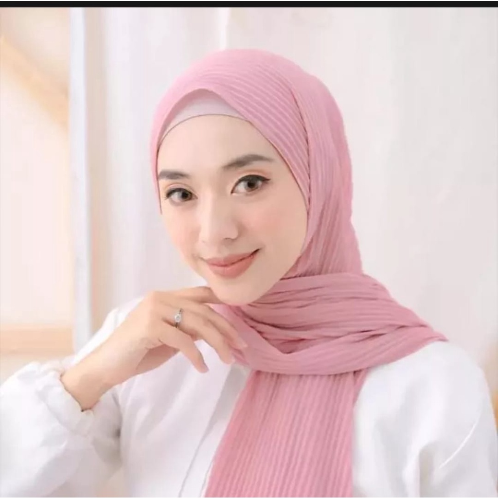 PASMINA PLISKET. PASMINA PLISKET IMPORT. PASHMINA PLISKET TERBARU.JILBAB PASHMINA HIJAB KRUDUNG WARN