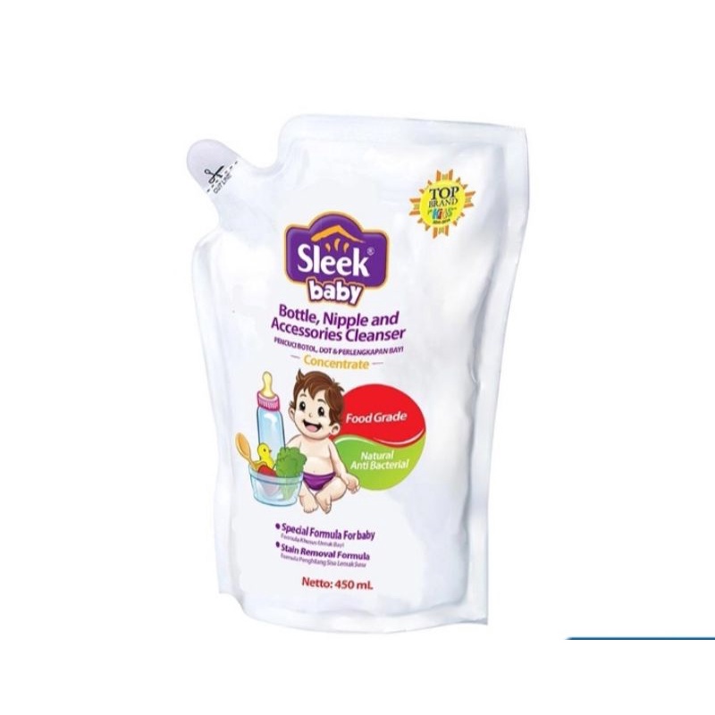 Sleek Pencuci Dot Bayi Cleanseer 450ml