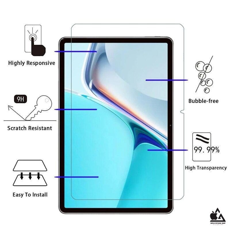 Tempered Glass Huawei MatePad  SE 10.4 T10 T10s T8 MatePad 10.4 11 inch creen Protector Anti Gores Kaca Film Nano