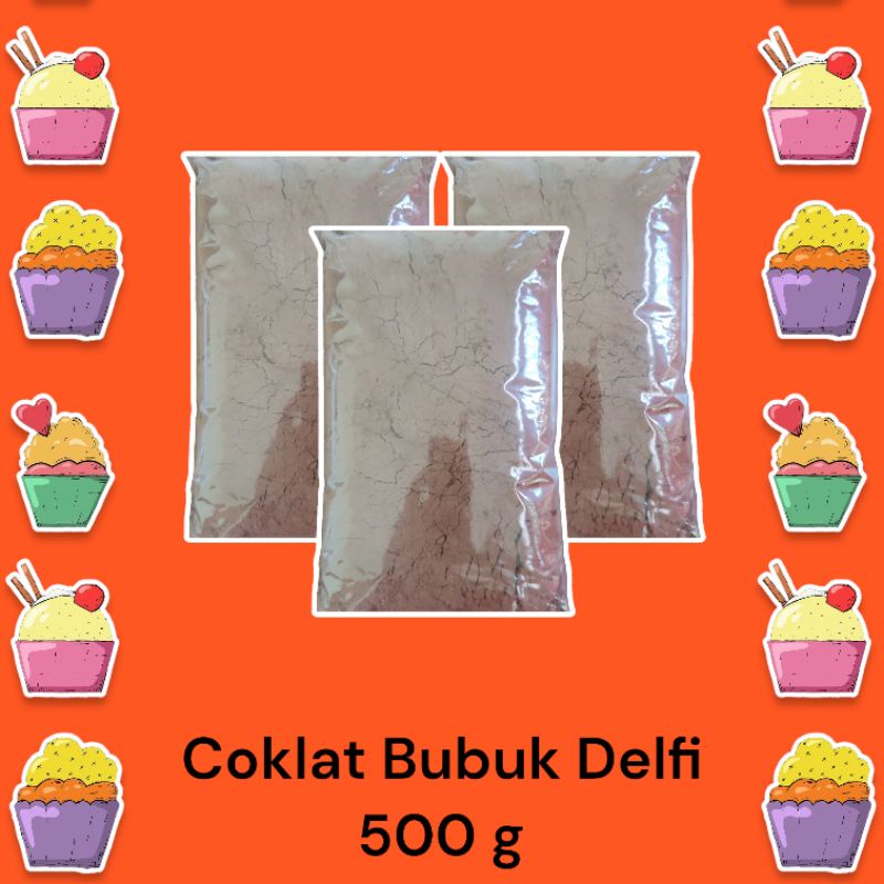 

Coklat Bubuk Delfi 500 gram / Coklat Bubuk / Cokelat Delfi, murah berkualitas rasa premium