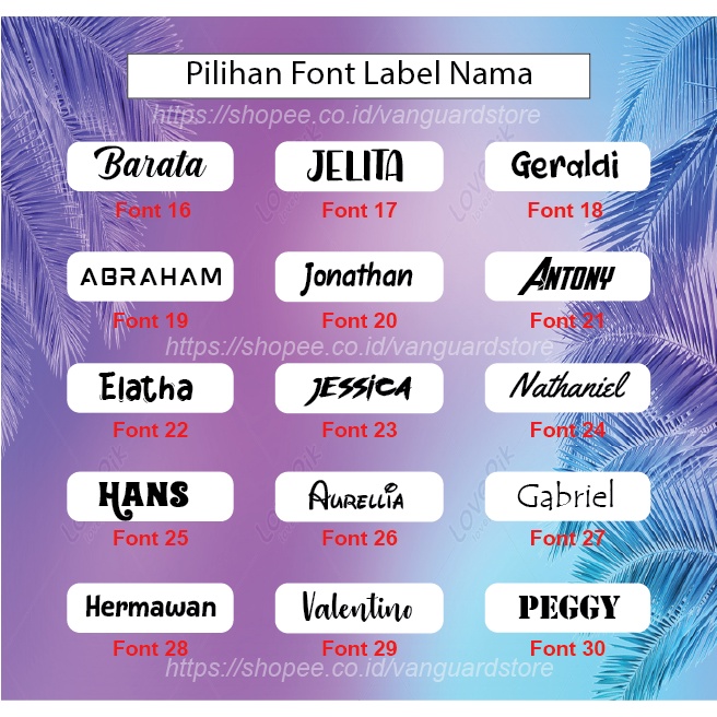 CUSTOM LABEL NAMA SERAGAM ANAK SEKOLAH KAOS ANAK STIKER SABLON SETRIKA PESANTREN NAME TAG LAUNDRY