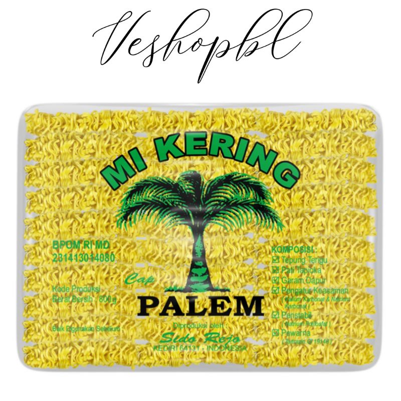 

Mi Kering Cap Palm 30 keping 800g