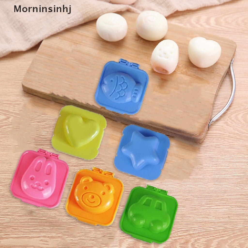 Mornin 2Pcs Bentuk Kartun Telur Rebus Nasi Bola Cetakan Sushi Bento Maker DIY Alat Dapur id