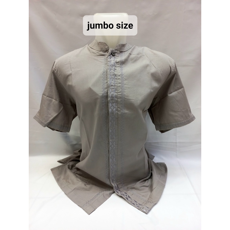 Baju Koko Jumbo lengan pendek/ Fashion muslim pria