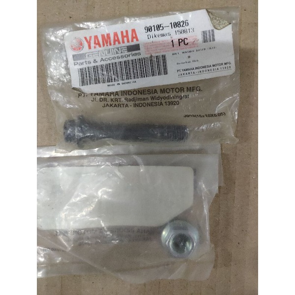 BAUT+MUR M10×55 UNTUK SHOCK BELAKANG MOUNTING VIXION ORIGINAL