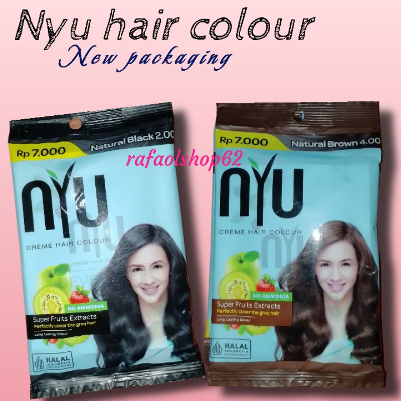 NYU Creme Hair Colour Sachet / Pewarna Rambut Sachet / Semir Rambut