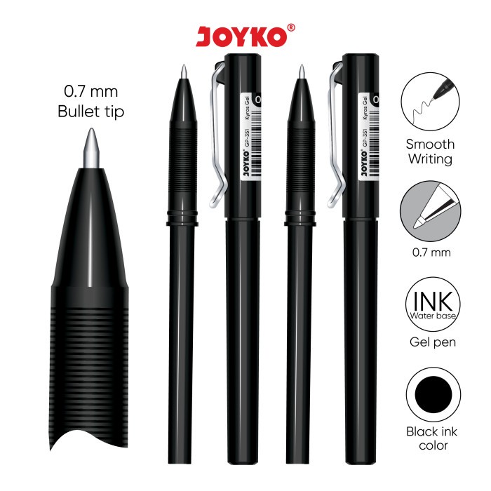 

JOYKO Gel Pen Pulpen Pena GP-351 Kyros Gel 0.7 mm