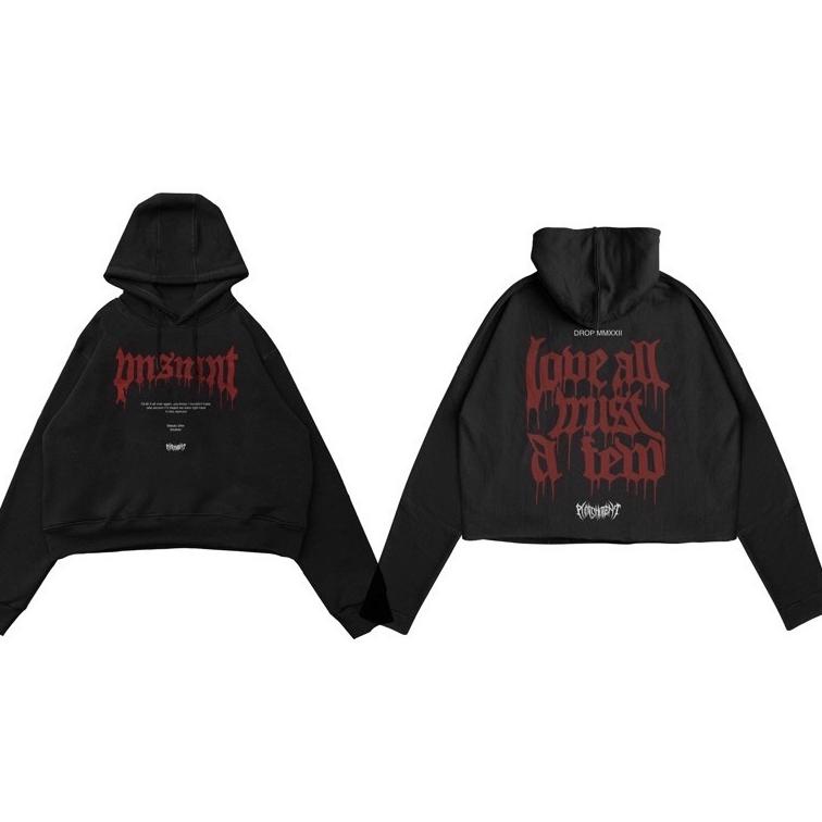 TERMURAH HOODIE CROP ORIGINAIL PUNISMENT /JAKET PRIA/SWEATER PRIA/HOODIE OVERSIZE/HOODIE CROP