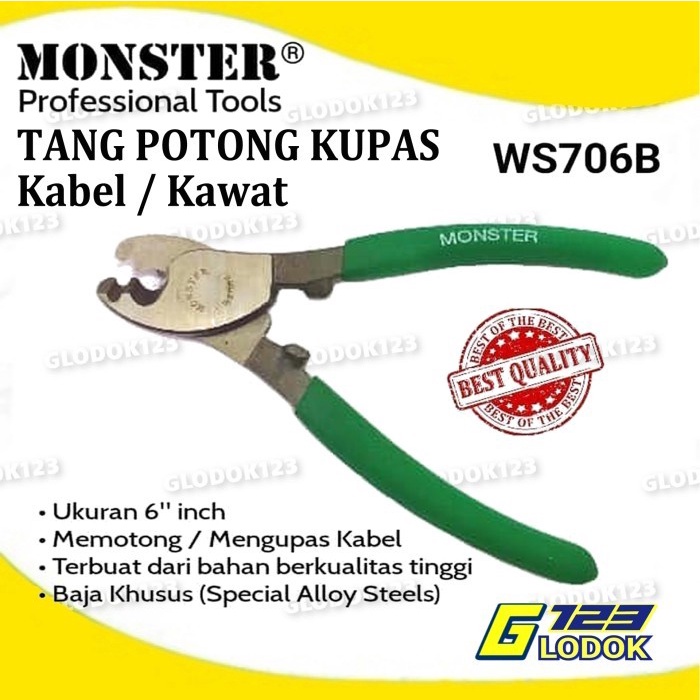 Tang Potong 6 inch MONSTER MT-WS706B