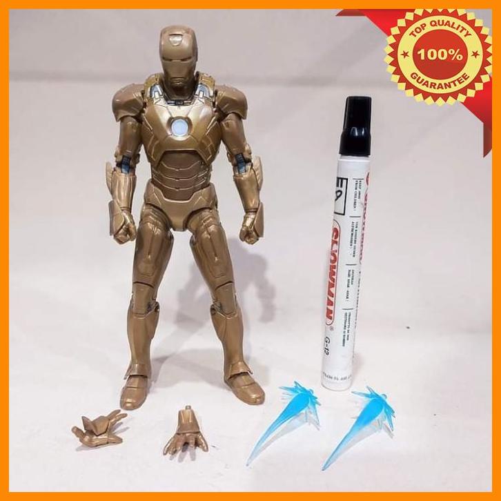 (BAL) action figure Ironman mark 21 midas Marvel legends original tinggi sek