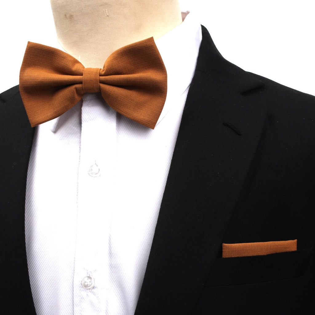 Houseofcuff Dasi Kupu Bowtie Pocket Square Saputangan Peru A26