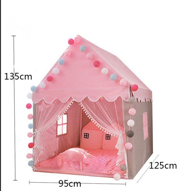 Mainan Tenda Princess Anak Model Rumah / Tenda Castle / New Tenda Princess Jumbo