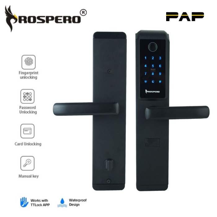 *$*$*$*$] Prospero kunci pintu digital kunci pintar kunci pintu sidik jari 931