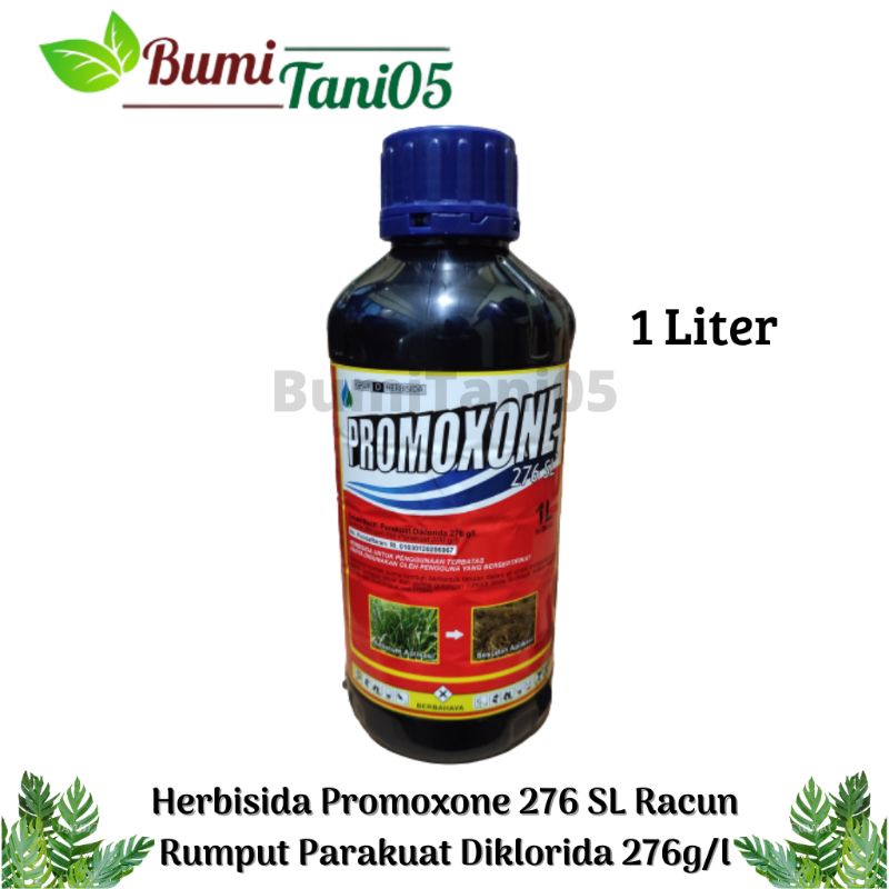 Herbisida Promoxone 276SL Racun Rumput Parakuat Diklorida 1 Liter
