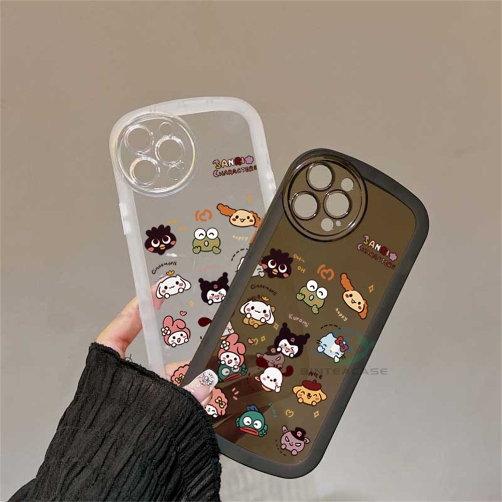 Fashion Case Kompatibel Untuk Iphone11 Pro MAX iPhone14 iPhone13 iPhone XR XS MAX iPhone6 6S 7 8 Plus Karakter Kartun Lucu Kepala Hewan TPU Phone Case Binteacase