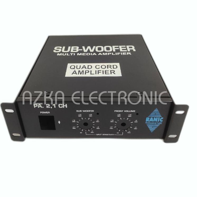 ♚ Box Power Amplifier Subwoofer 2.1 Channel ○