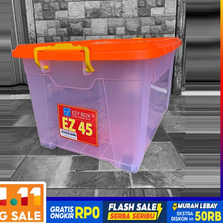 ◊ Promo Box Container 45 Liter SHINPO/LION STAR/EZY BOX ✼