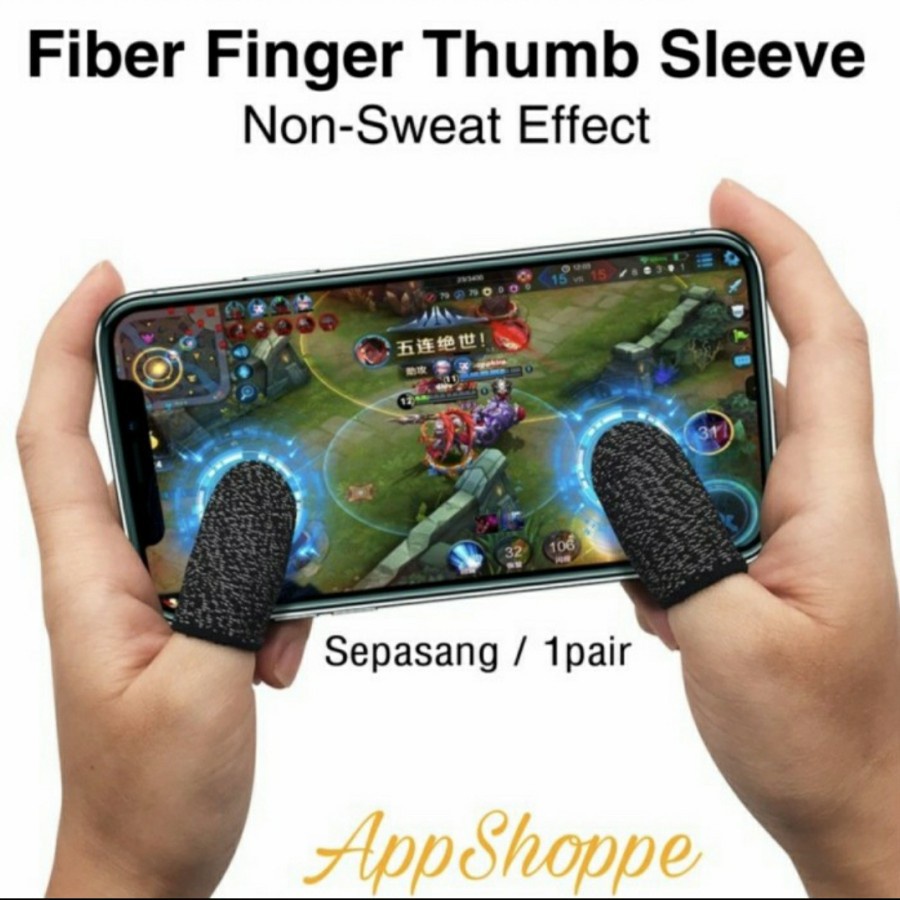 SARUNG TANGAN JEMPOL GAMING TELEFINGER ISI 2PCS - SARUNG JEMPOL GAMING - BC