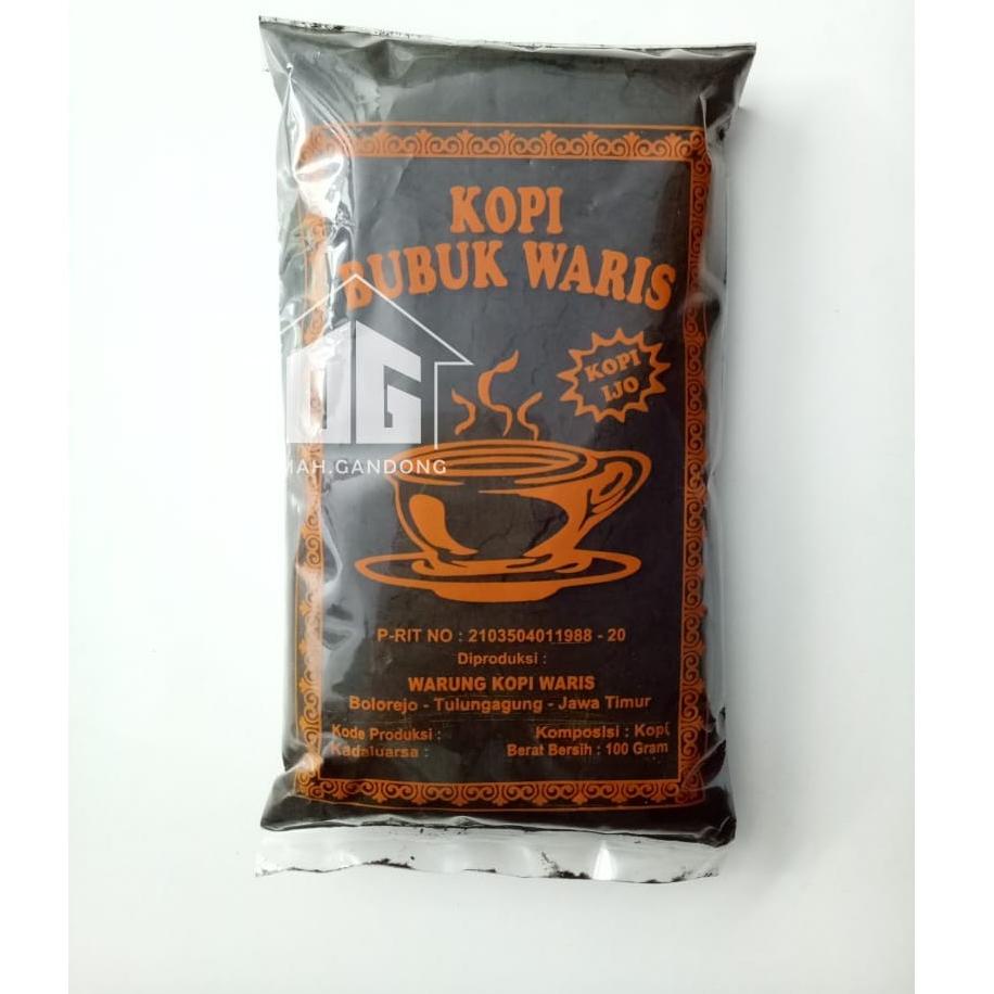

D29 Kopi Bubuk Ijo Waris Tulungagung 100 gram BIG PROMO