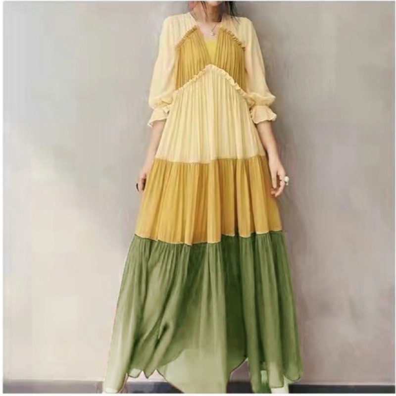 Maxy Dress Viona Dress Gradasi Import bkk