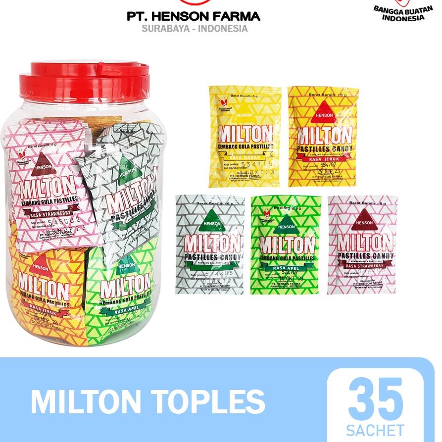 

✩ Milton Pastilles Toples Isi 35 Sachet ✹