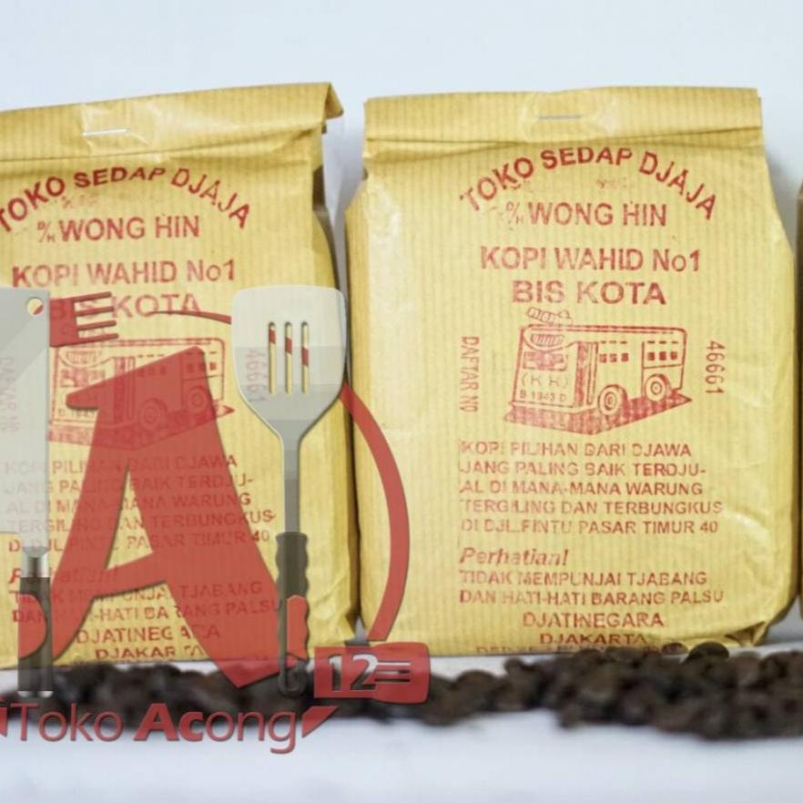 

✭ Kopi Bis Kota 250gram ( ARABICA ) / Kopi Wong Hin Dari Jatinegara Asli ✺