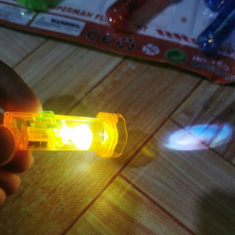 mainan senter anak mini kecil flash light lampu led