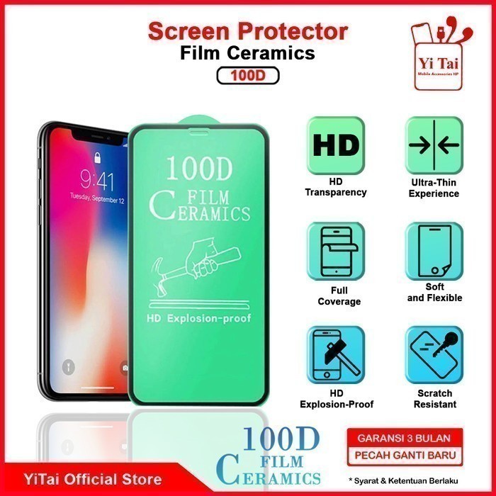 YI TAI Ceramic Clear Bening Xiaomi Redmi Note 10 4G 10s Note 11 11 Pro