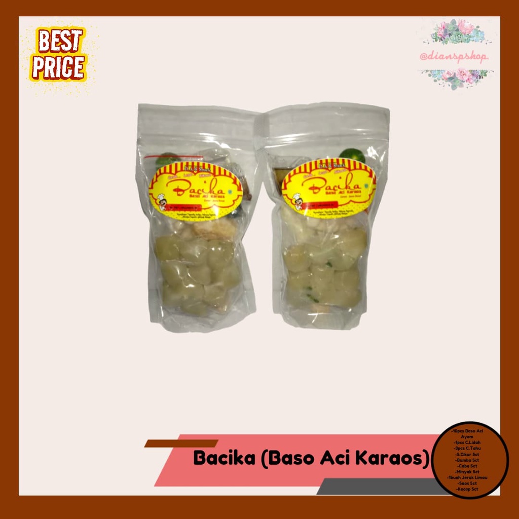 

Baso Aci Instan Baso Aci Karaos BACIKA