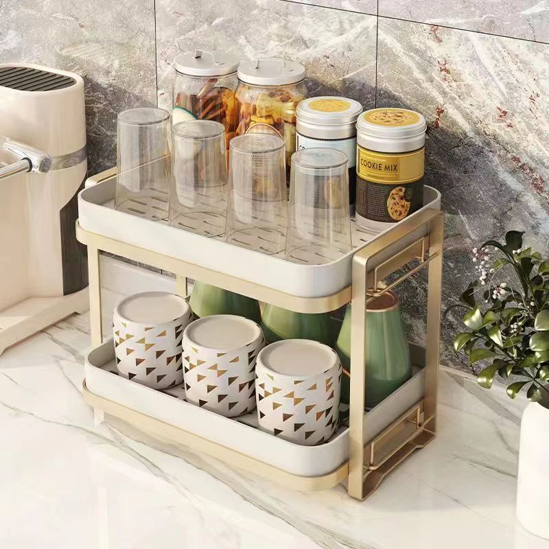 【COD】  Rak Cangkir /Penyimpanan Nampan Teh/Cangkir Penyimpanan/Rak Penyimpanan Dapur