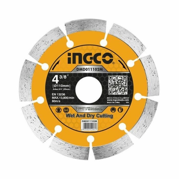 INGCO MATA GERINDA POTONG KERAMIK GRANIT 4" DIAMOND DISC DMD011102