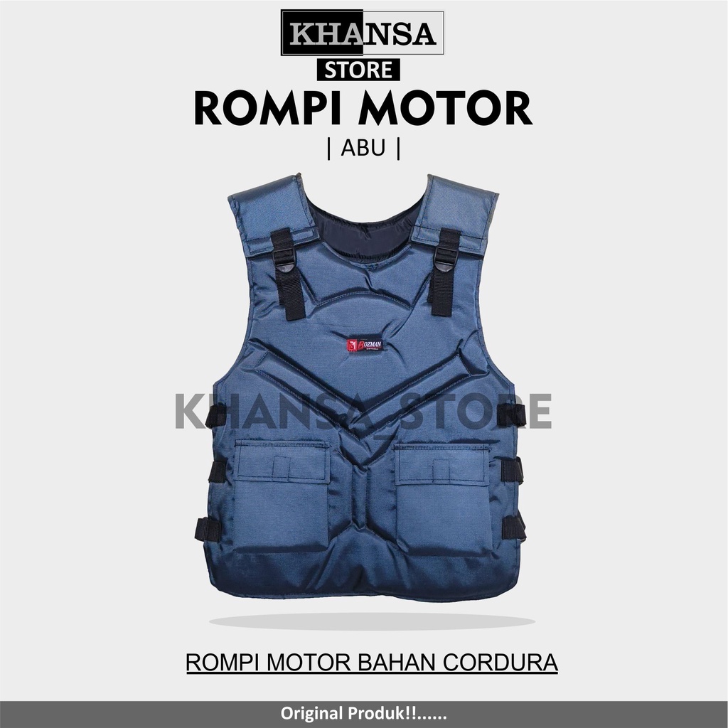 Rompi Motor Touring/Biker Bahan Cordura Premium anti angin pelindung dada