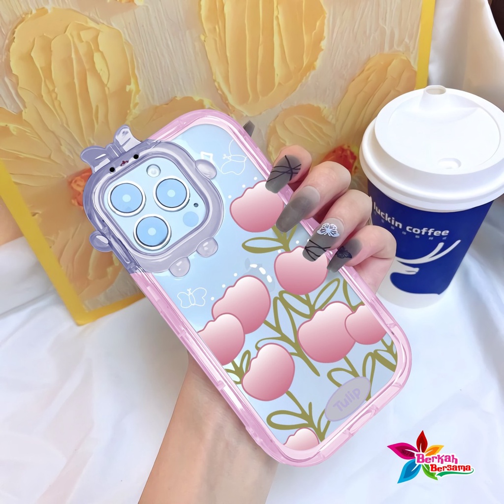 SS142 SOFTCASE MOTIF BUNGA TULIP FOR OPPO A3S A1K A5S A7 F9 A12 A11K A15 A15S A35 A16 A54 A55 A17 A17K A5 A9 2020 A31 A8 2020 A52 A92 A72 A53 A33 A57 2022 A77S A74 A95 A36 A76 A96 RENO 4 5 7Z 8Z 4F F17 PRO 5F F19 PRO A94 8 F11 BB7724