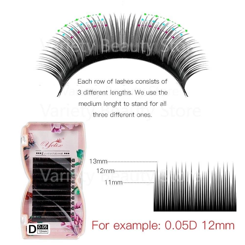 YELIX BLOOM Lashes Russian Volume Eyelash Extension Bulu Mata Palsu