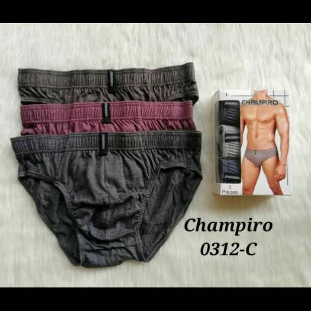 Barang Bagus CELANA DALAM PRIA CHAMPIRO 3PCS TERLARIS/SEMPAK MURAH DAN KUALITAS BAGUS/CANGCUT PRIA K