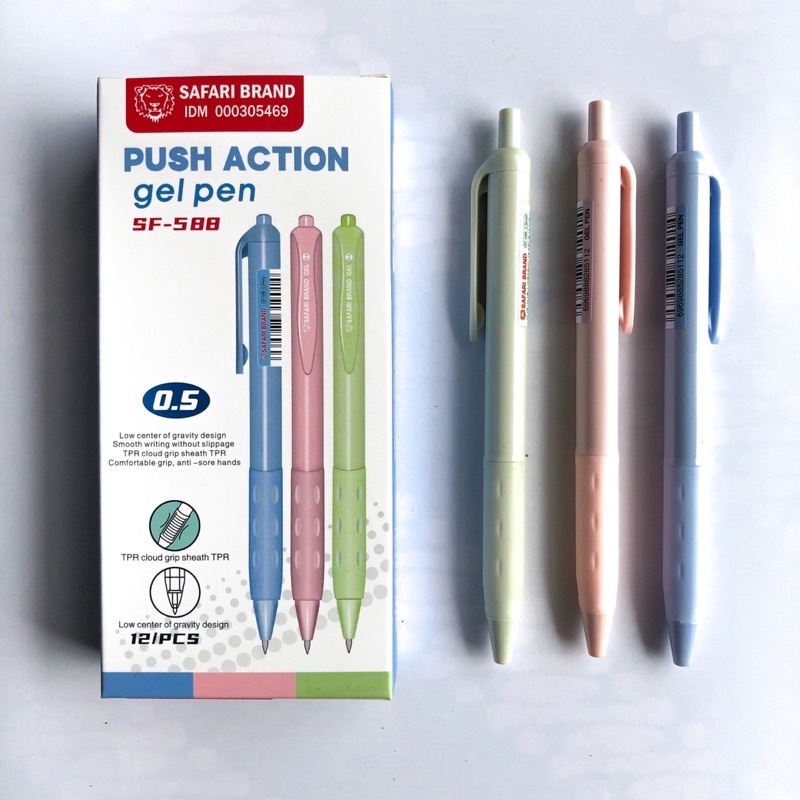 (12 Pcs) Pulpen Cetekan Safari Brand SF-588