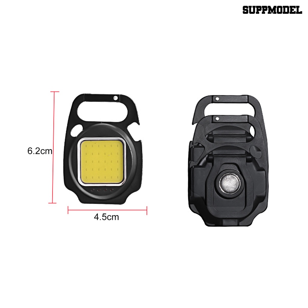 [SM] Lampu Kerja Multifungsi Portabel Tahan Air Isi Ulang ic Waktu Siaga Panjang Mini Kecerahan Tinggi COB Camping Gantungan Kunci Lampu Perlengkapan Luar Ruangan