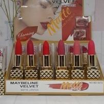 ☺ [LUSINAN] Lipstik REVLON Matte 3D Casing Gold / Silver / Merah ♪