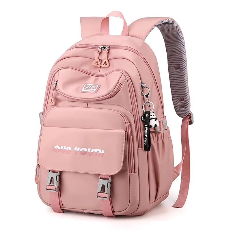 [COD] Tas Ransel Sekolah Menengah Wanita Terbaru Fashion Tas Punggung Perempuan Dewasa Sederhana Kekinian Fashion Korean Style Tas Laptop 14&quot; Backpack Murah Populer Aesthetic