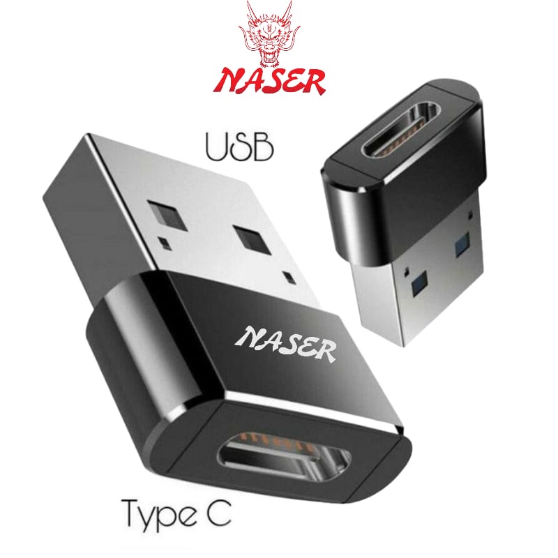 NASER OTG TYPE C USB NRO-05 / ADAPTER CONVERTER USB TYPE C USB NASER/PRODUK ORIGINAL